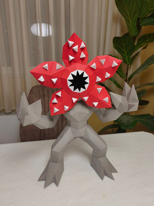 Demogorgon low poly figura ručni rad Stranger Things dekoracija